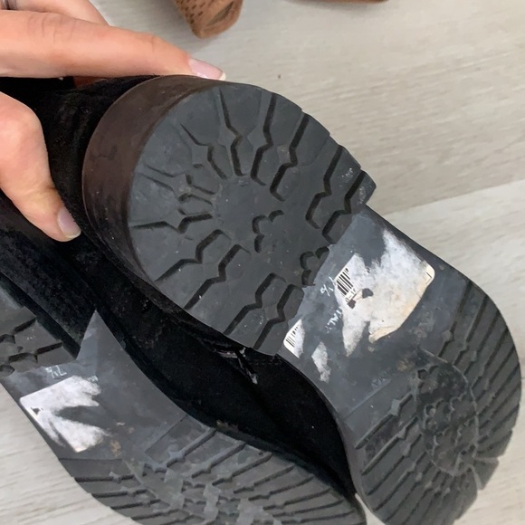 Davos Gomma Suede Edda boots 7.5 black buckles - Picture 7 of 8